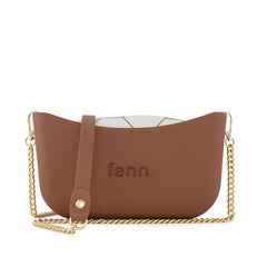 Fenn Gold Zip Bag In Terracotta