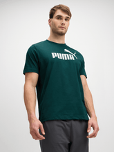 Puma Mens Green Ess No. 1 Logo Tee