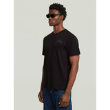 G-Star Raw Mens Script T-Shirt In Dark Black