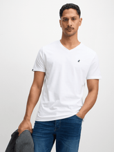 Polo Mens Vneck Tshirt White