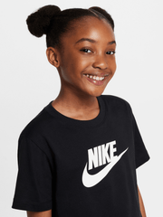 Nike Girls Hbr Club Boxy T-Shirt In Black