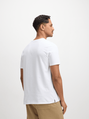 Pringle Harry Argyle Print T--Shirt In White