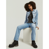 G-Star Raw Womens Vintage Blue Straight Vintage