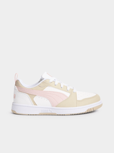 Puma Kids Rebound V6 Low Shoes In Dusky Mauve