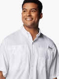 Columbia Mens Tamiami Ii Shirt In White