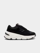 Diesel Womens Savanna Sneakers In Black and White
