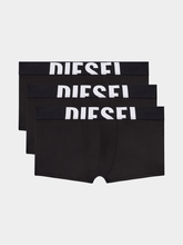 Diesel Mens Umbx-Damien 3 Pack Underwears In Black