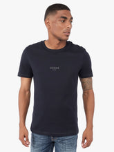 Guess Mens Aidy Cn Short Sleeves T-Shirt In Navy
