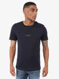 Guess Mens Aidy Cn Short Sleeves T-Shirt In Navy