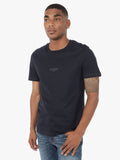 Guess Mens Aidy Cn Short Sleeves T-Shirt In Navy