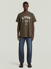 G-Star Raw 89 Back T-Shirts In Green
