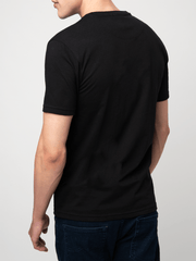 Polo Mens Printed Graphic T-Shirt In Black