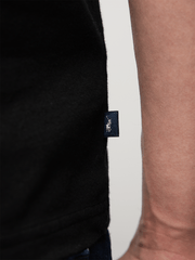 Polo Mens Printed Graphic T-Shirt In Black