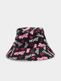 Character Group Girls Barbie Tween Bucket Hat In Black Multi