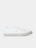 Polo Mens Basic PU Sneakers In White