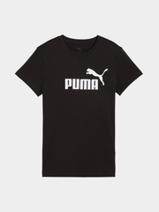 Puma Womens Essential No.1 Logo T-Shirt In Black