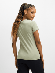 Puma Womens Essential Small Logo T-Shirt In Army Green