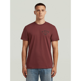 G-Star Raw Mens Studio Arms T-Shirt In Port Red