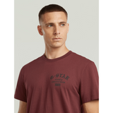 G-Star Raw Mens Studio Arms T-Shirt In Port Red