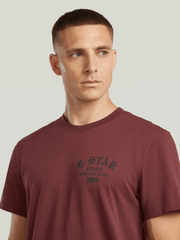 G-Star Raw Mens Studio Arms T-Shirt In Port Red
