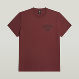 G-Star Raw Mens Studio Arms T-Shirt In Port Red