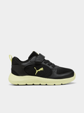 Puma Boys Fun Racer 2 Ac+ Shoes In Black & Yellow