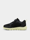 Puma Boys Fun Racer 2 Ac+ Shoes In Black & Yellow