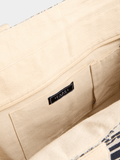 Izabel London Extra Large Beach Bag In Navy