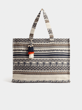 Izabel London Extra Large Beach Bag In Navy