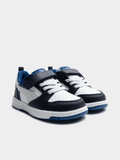 Puma Boys Rebound V6 Lo Ac+ Inf Shoes In Blue Multi