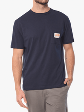 Jeep Mens Oversixed Pocket T-Shirt In Navy