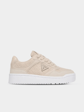 Guess Ladies Miram 9 Sneakers In Ivory