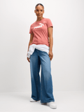 Puma Womens Essential Logo T-shirt In Red