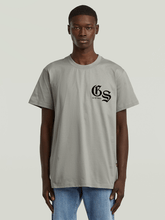 G-Star Raw Mens Flock Back Losee T-Short In Grey