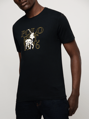 Polo Mens Logo Print T-Shirt In Navy
