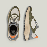 G-Star Raw Mens Duko CTR Sneakers In White and Olive