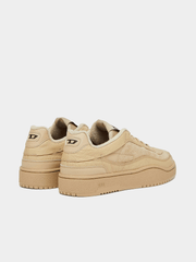 Diesel Mens S-Oval Skate Low Sneakers In Brown