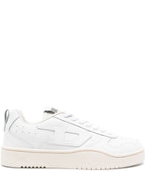 Diesel Mens S-Ukiyo V2 Low Star White Sneaker