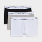 Calvin Klein Mens 3 Pack Trunks In Black Multi