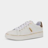 Guess Ladies Britz Sneaker In White
