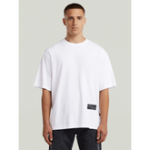 G-Star Raw Mens Badge Boxy R T-Shirt White