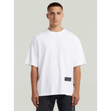 G-Star Raw Mens Badge Boxy R T-Shirt White