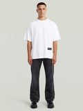 G-Star Raw Mens Badge Boxy R T-Shirt White
