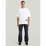 G-Star Raw Mens Badge Boxy R T-Shirt White