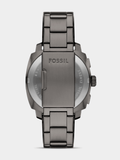 Fossil Mens Stainless Steel Machine Watch In Gunmetal