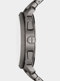 Fossil Mens Stainless Steel Machine Watch In Gunmetal