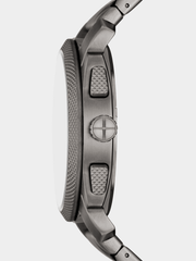 Fossil Mens Stainless Steel Machine Watch In Gunmetal
