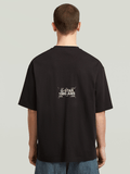 G-Star Raw Mens Badge Boxy T-Shirt In Dark Black