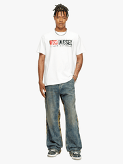 Diesel Mens T-Norm-T6 Regular T-Shirt In White