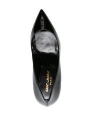 Saint Laurent Womens Opyum Pump In Patent Leather In Black